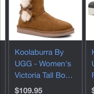 Tall Koolaburra By Ugg Boot, chestnut color, never worn